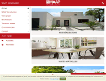 Tablet Screenshot of constructeur-maison-17.com